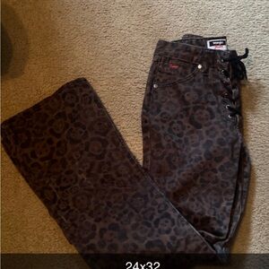 Wrangler cheetah jeans